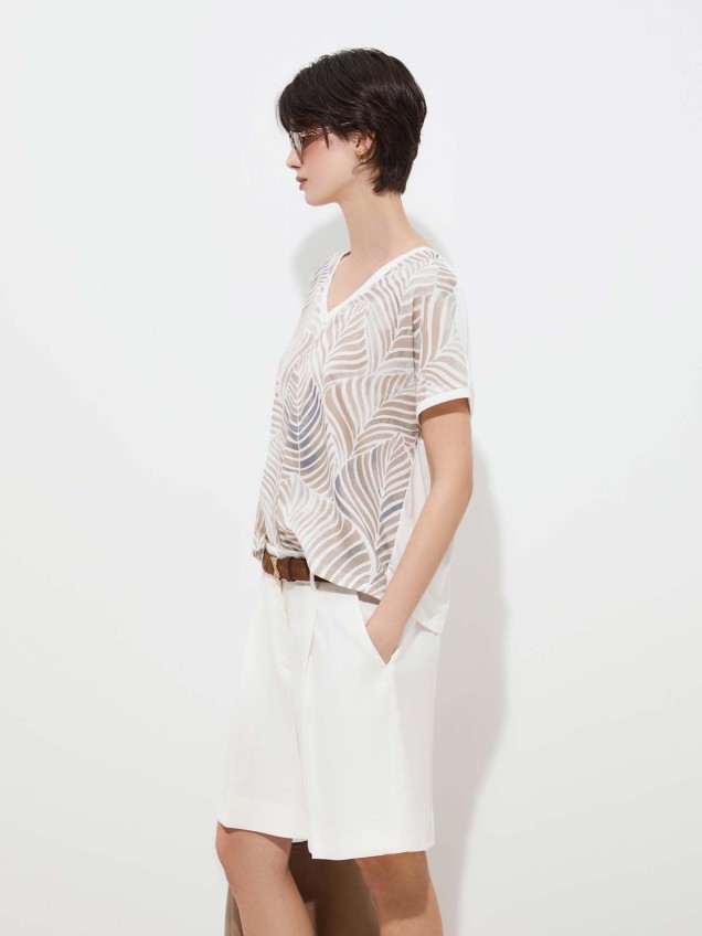 T-shirt com Estampado