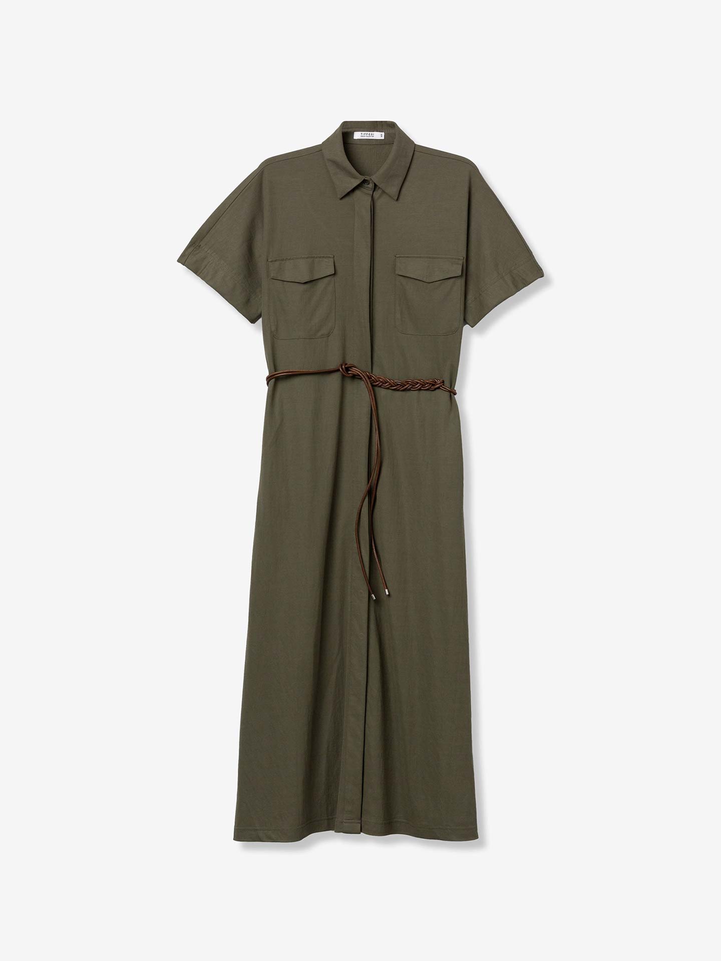 Vestido com Manga Curta