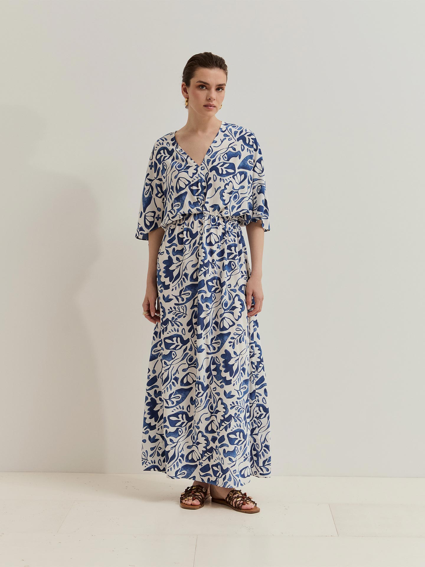 Vestido Comprido Estampado