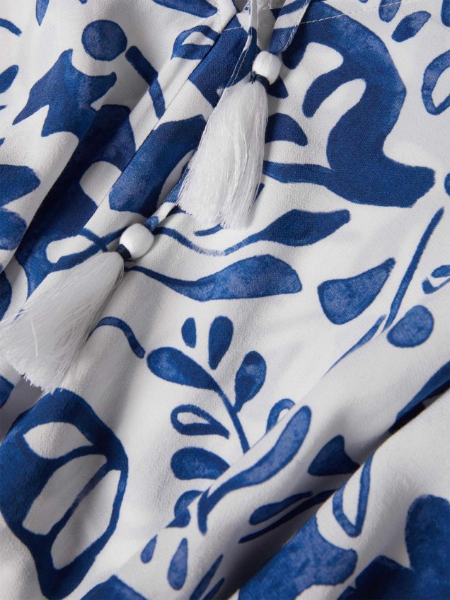 Vestido Comprido Estampado