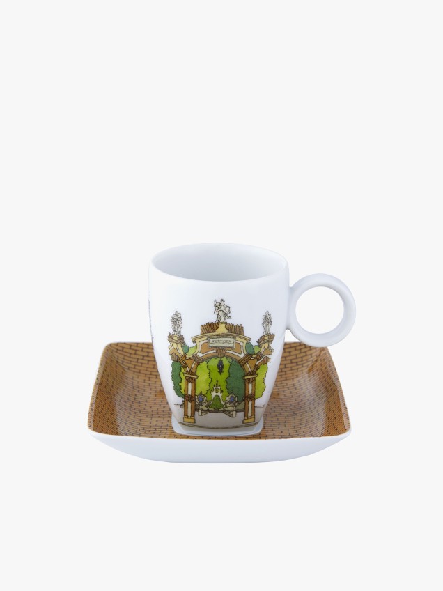 Conjunto de 4 Chávenas de Café com Pires Alma de Coimbra