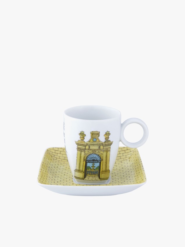Conjunto de 4 Chávenas de Café com Pires Alma de Coimbra