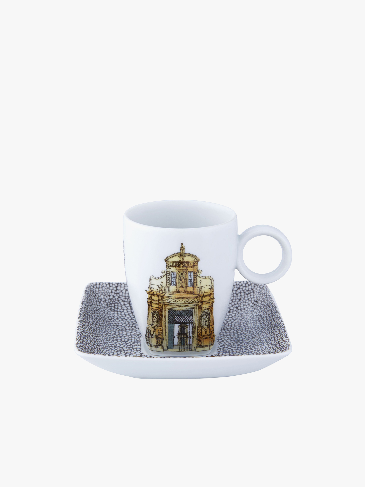 Conjunto de 4 Chávenas de Café com Pires Alma de Coimbra