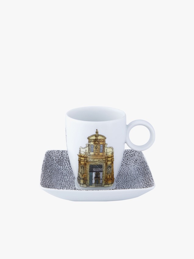 Conjunto de 4 Chávenas de Café com Pires Alma de Coimbra