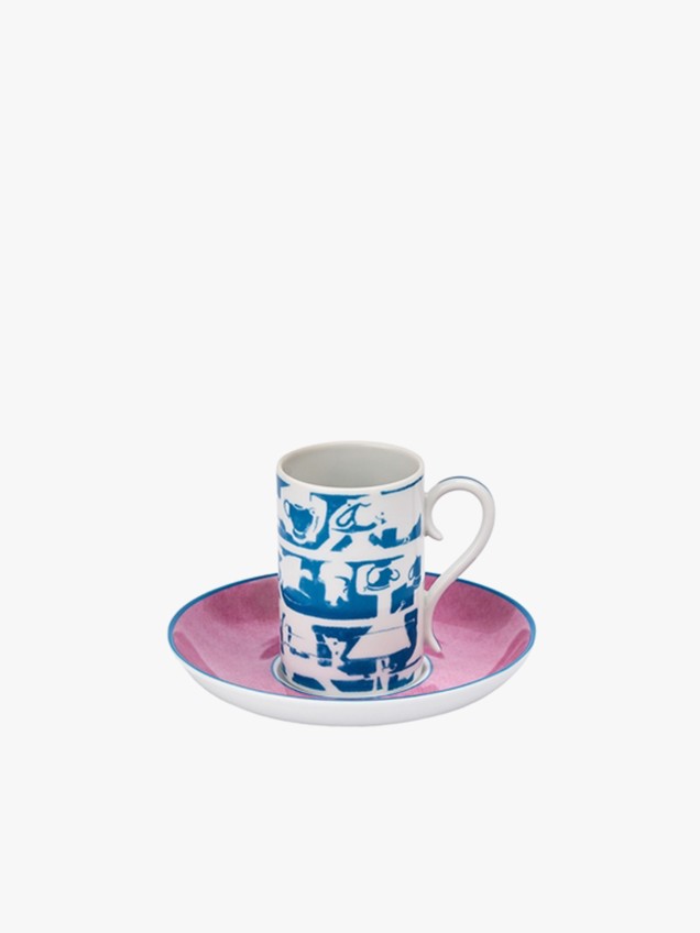 Conjunto de 4 Chávenas de Café com Pires Cadernos de Viagem