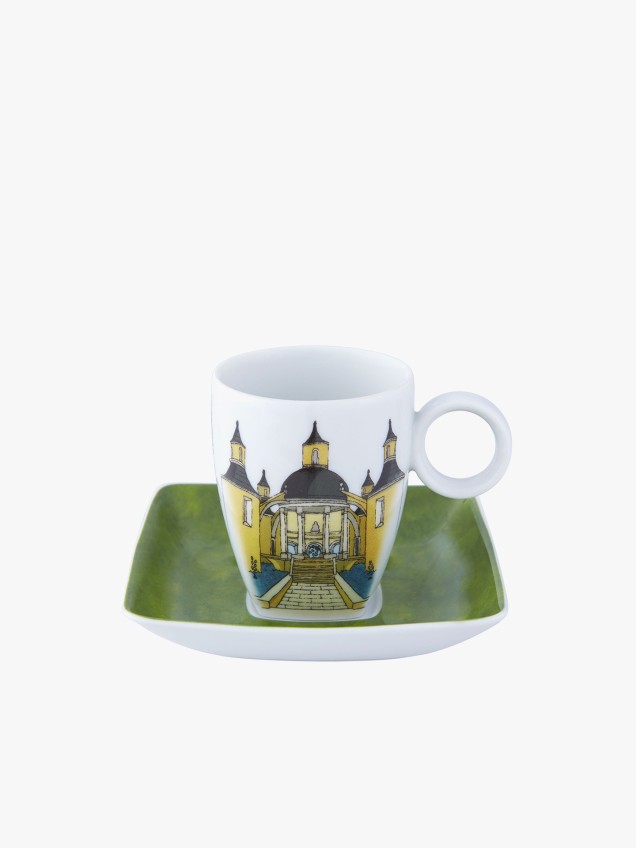 Conjunto de 4 Chávenas de Café com Pires Alma de Coimbra