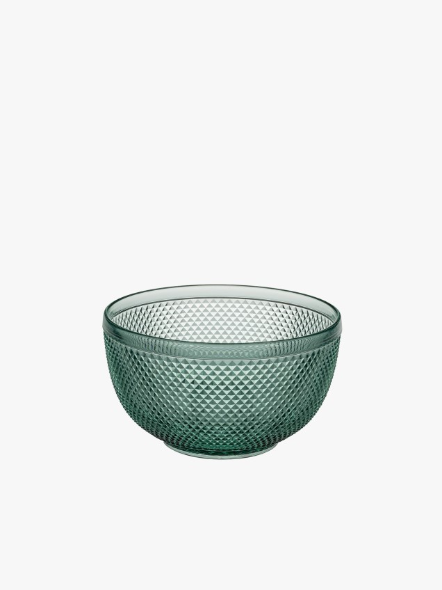 Saladeira em Vidro com Relevo de Bicos