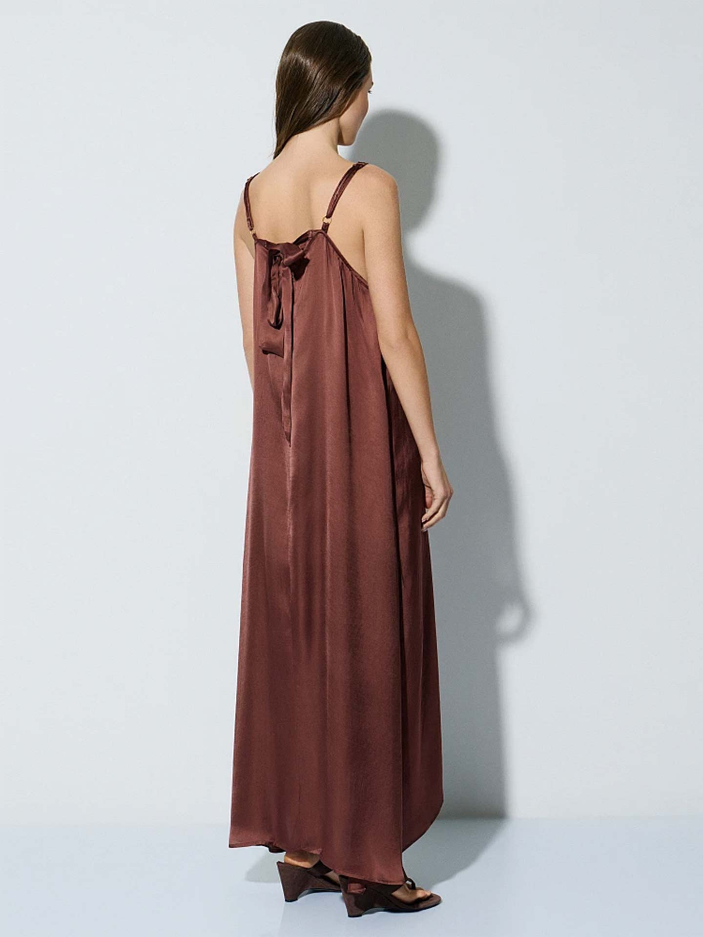 Vestido Comprido Acetinado