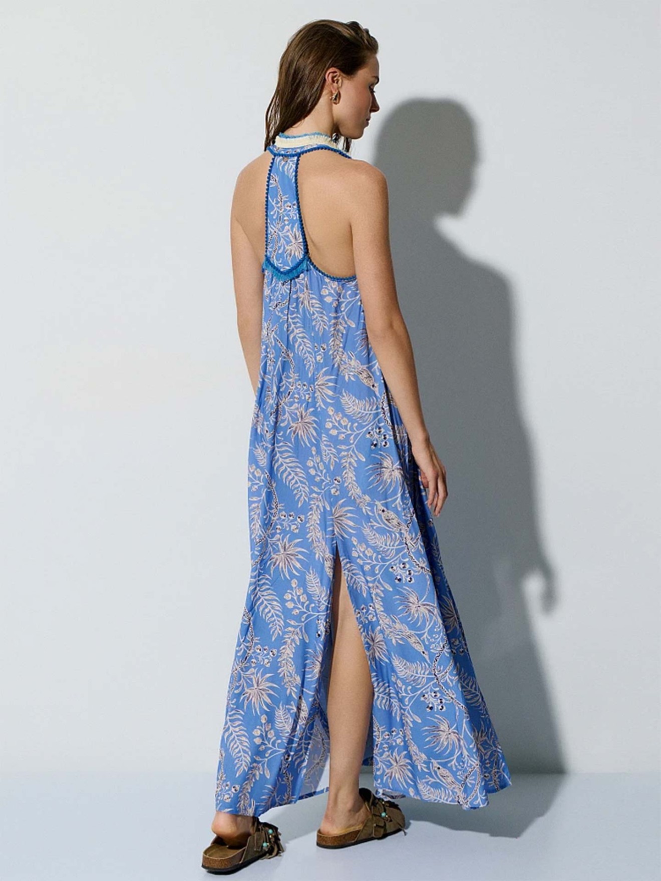 Vestido Comprido com Padr�o