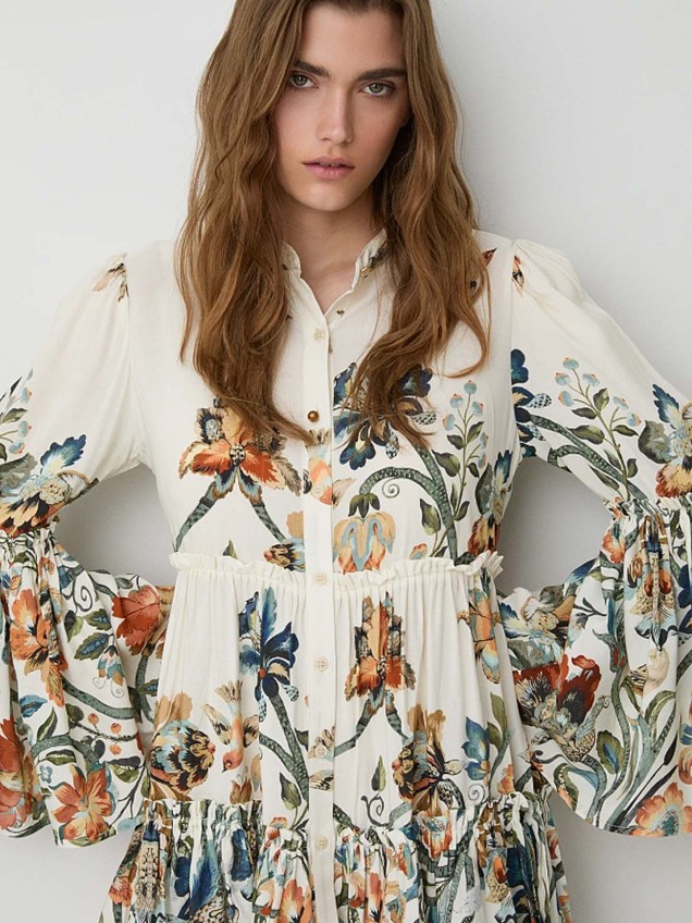 Vestido Curto Estampado