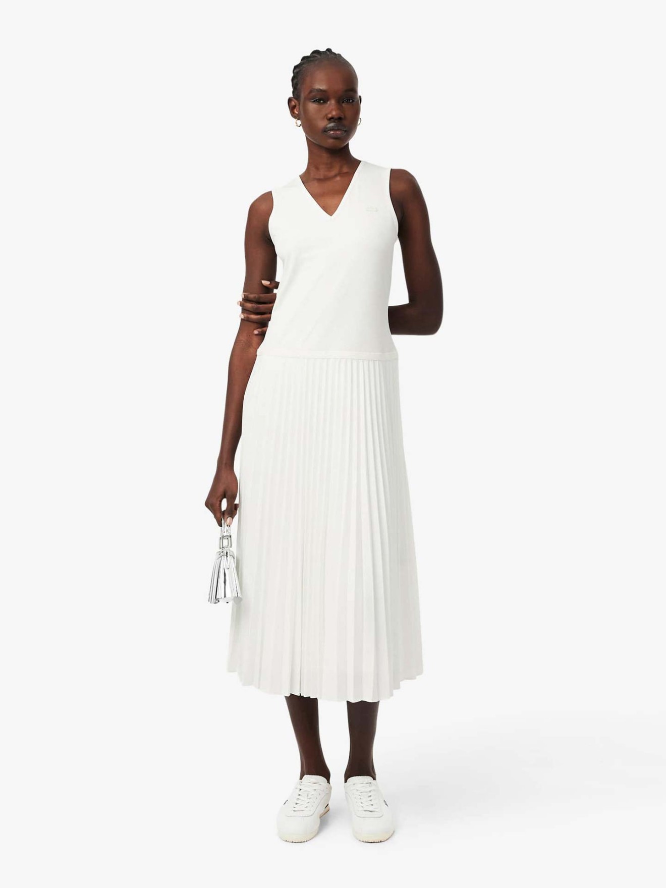 Vestido Comprido Plissado