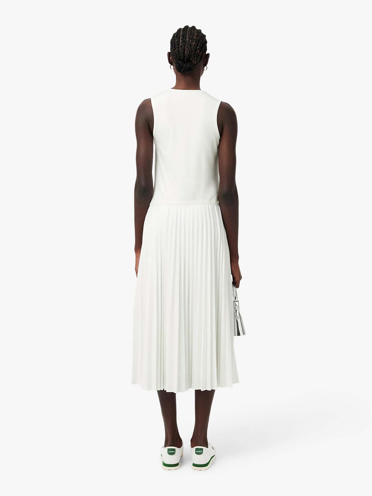 Vestido Comprido Plissado