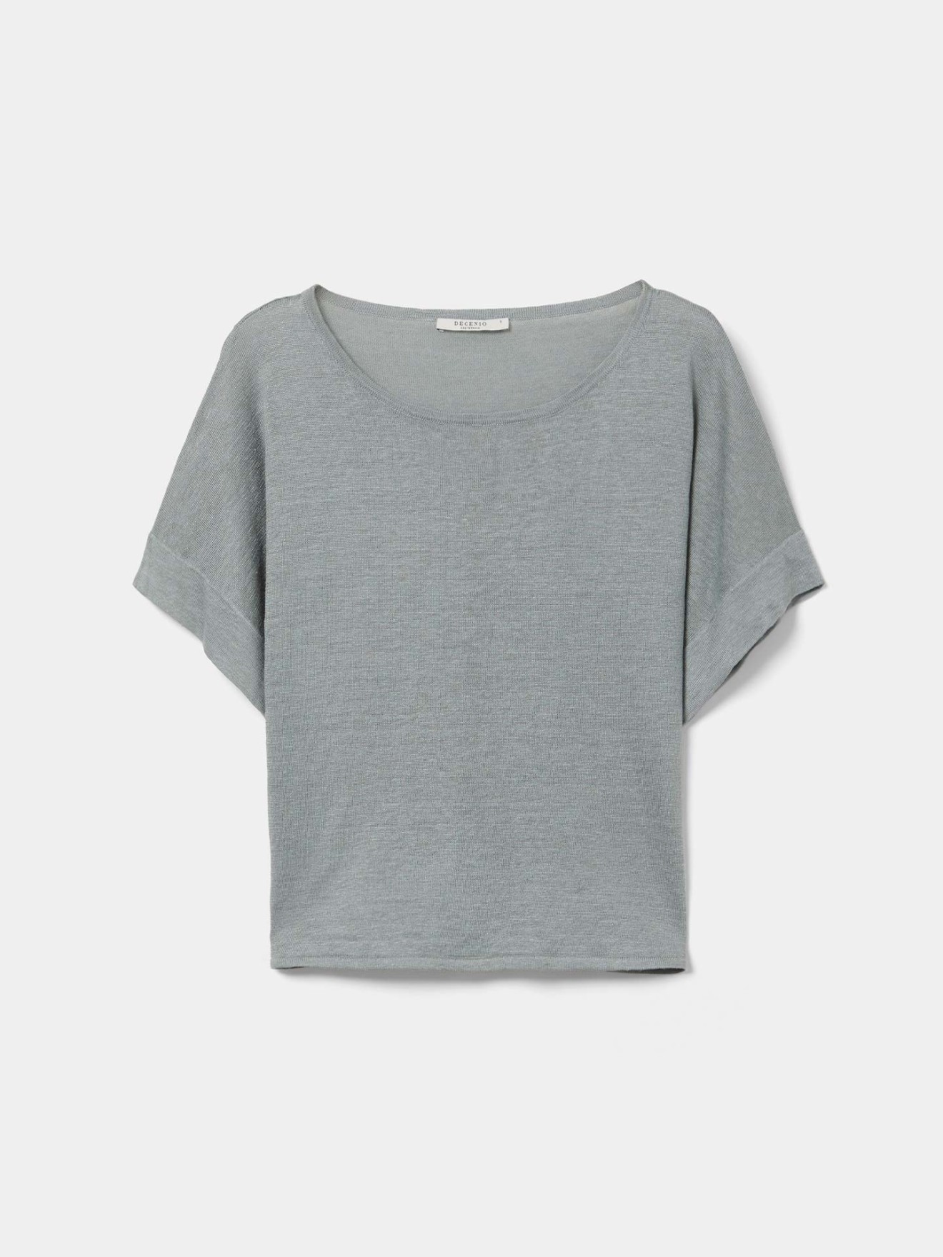 T-shirt com Ombros Desca�dos