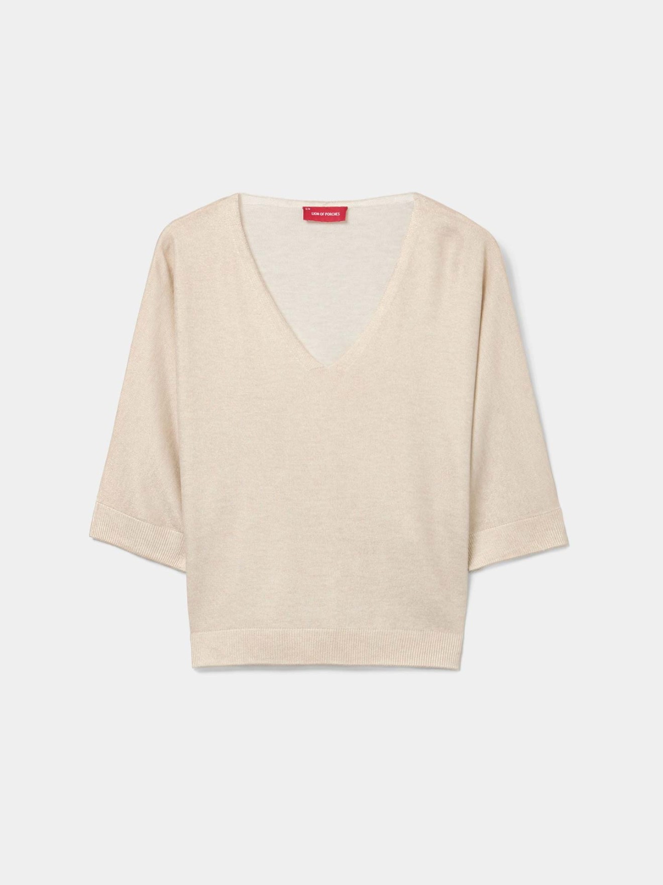 Camisola de Malha com Acabamento Metalizado