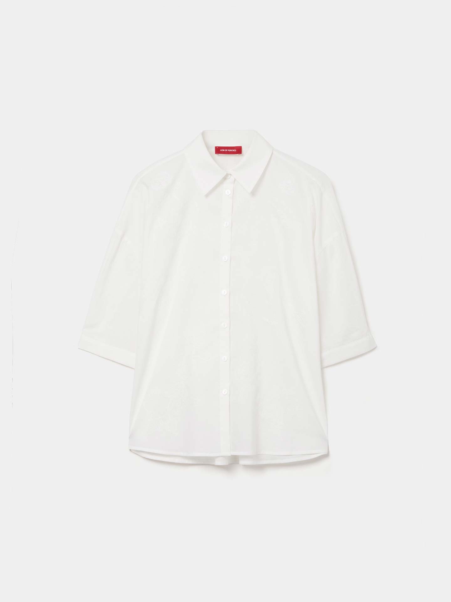 Camisa com Bordado Floral
