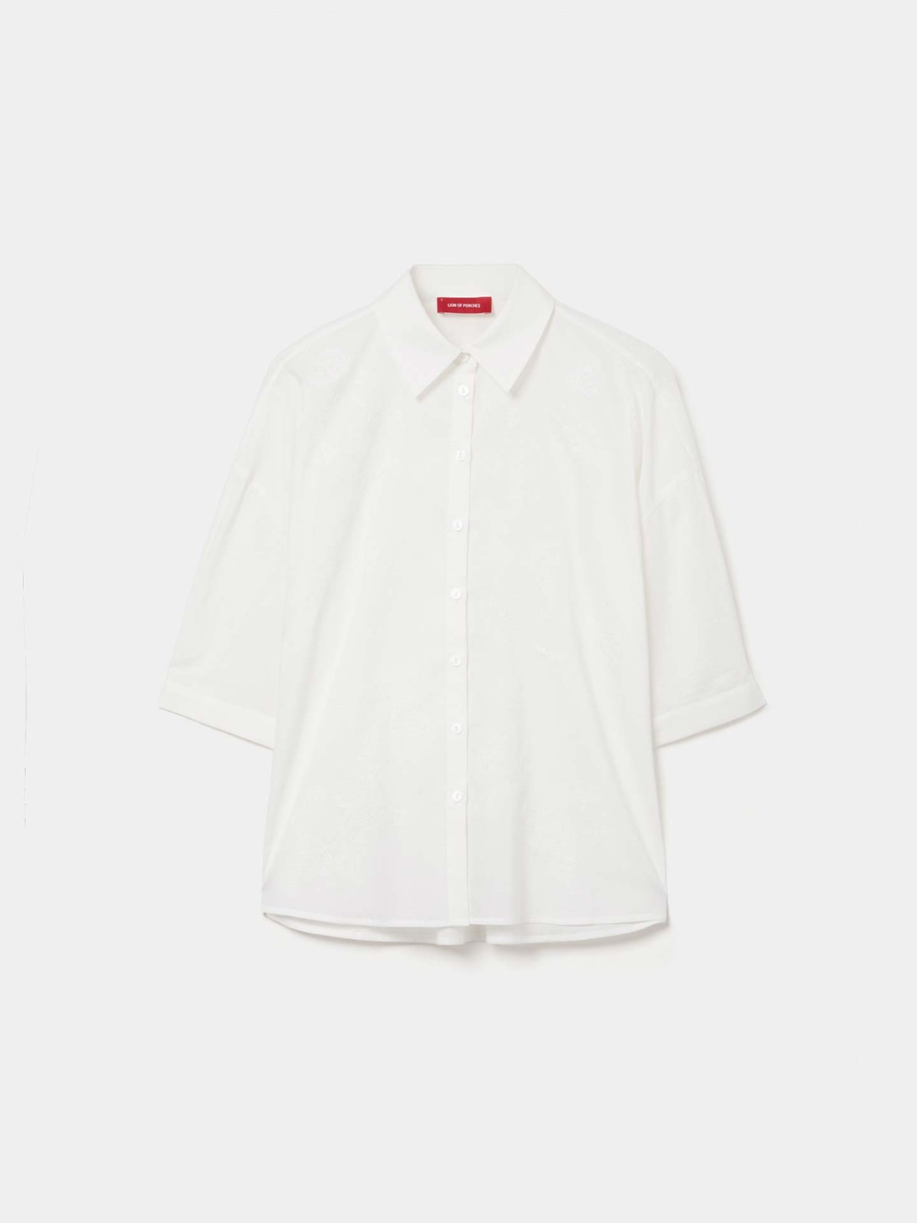 Camisa com Bordado Floral