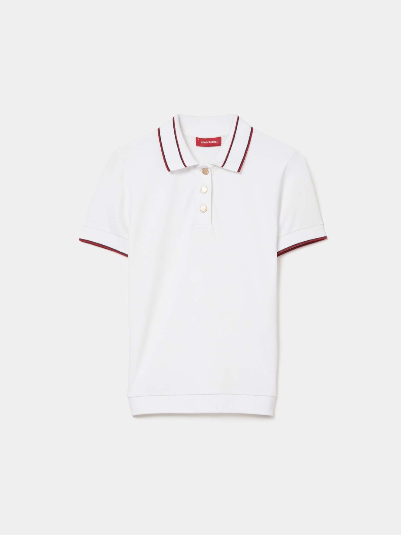 Polo com Riscas em Contraste