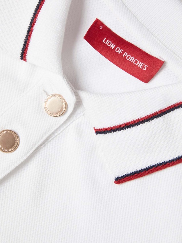Polo com Riscas em Contraste