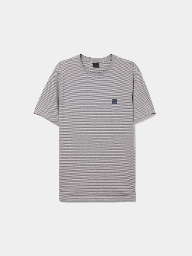T-shirt às Riscas