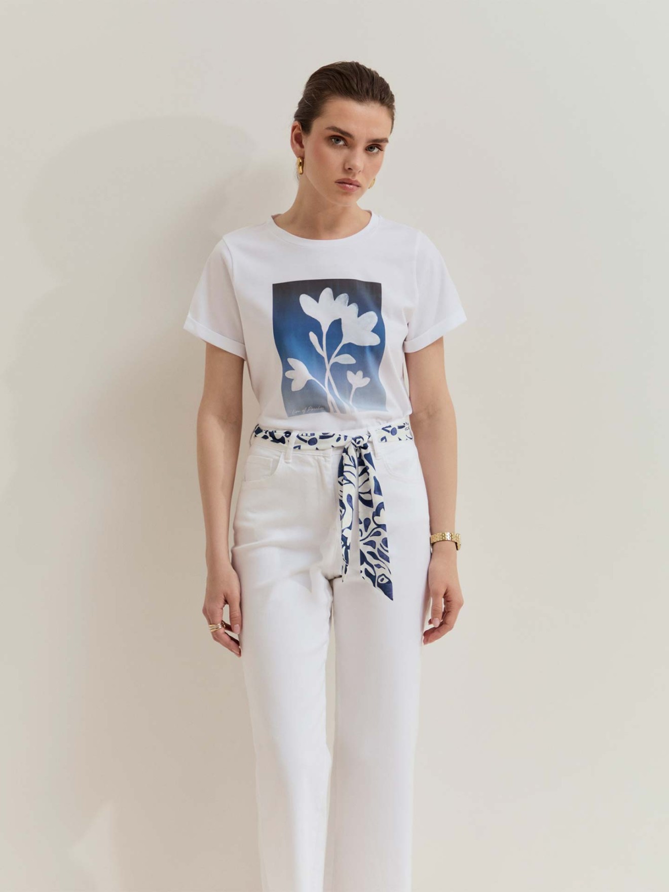 T-shirt com Estampado