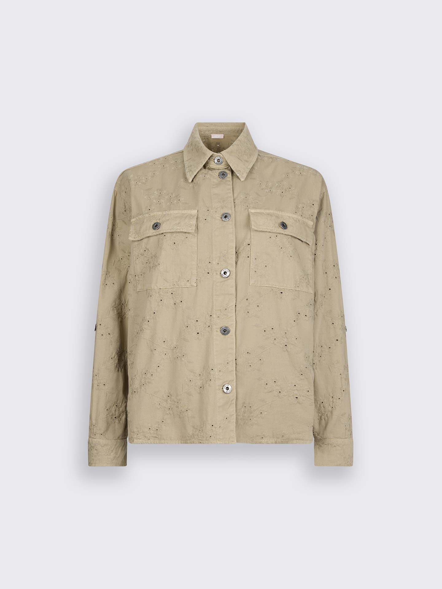 Camisa com Bordado Perfurado
