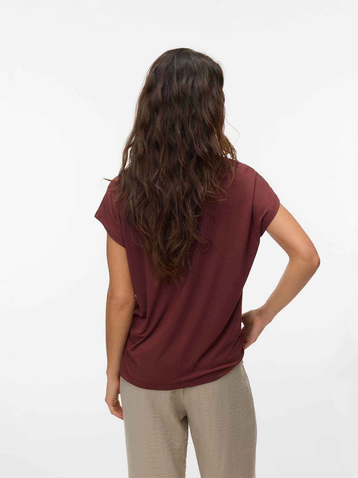 T-shirt com Detalhe de Renda