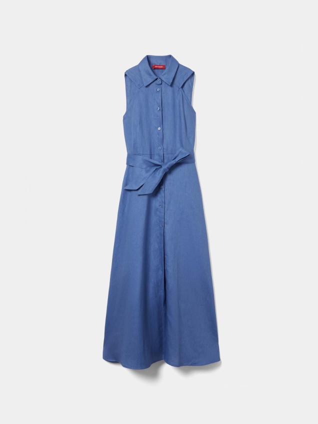 Vestido Camiseiro com Cinto