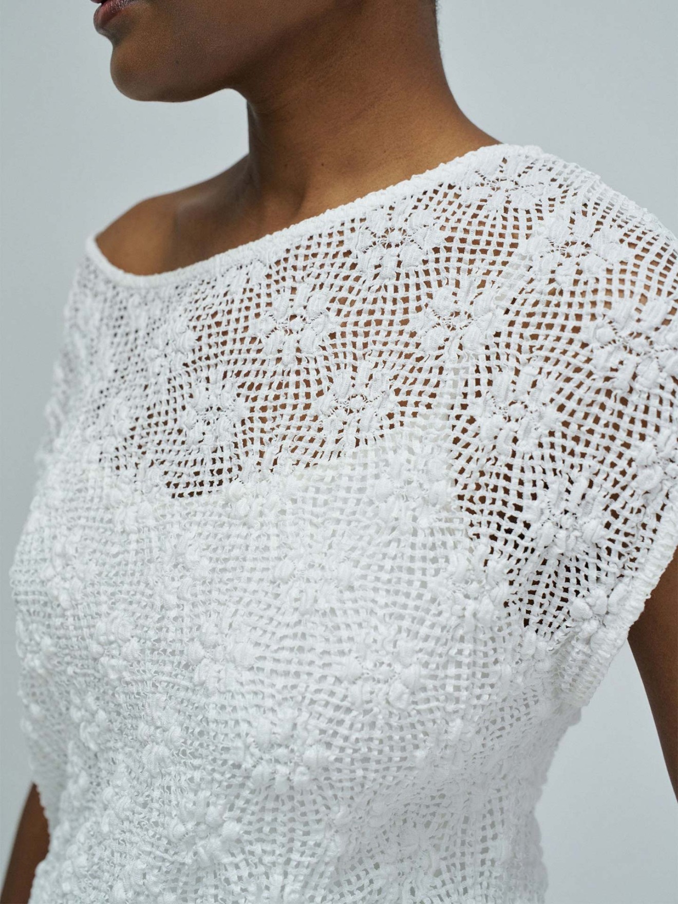 T-shirt em Renda