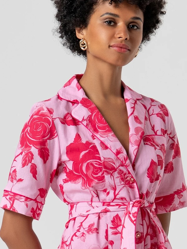 Blusa com Padrão Floral
