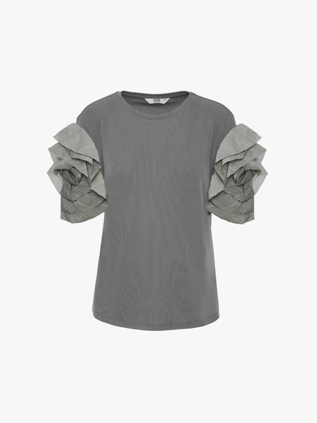 Blusa com Folhos