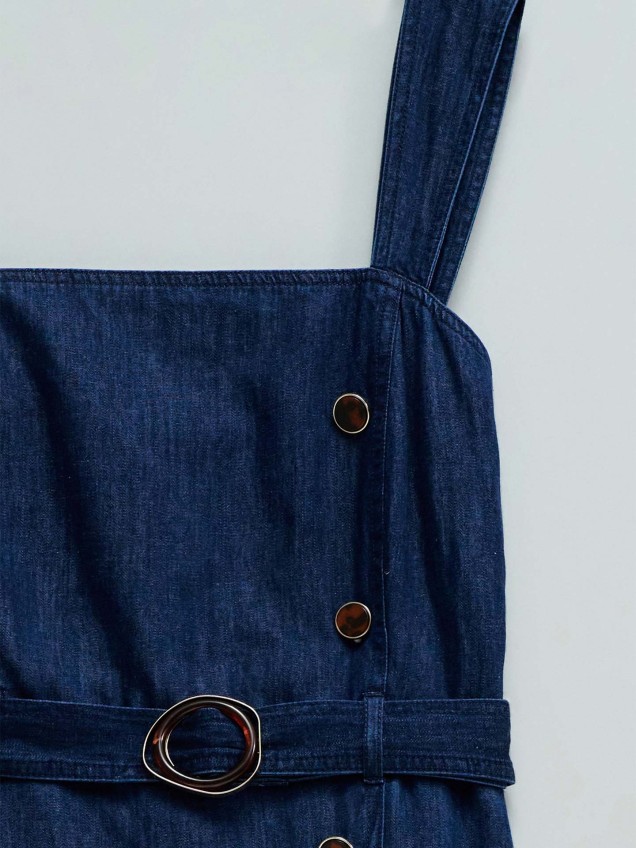 Vestido Midi em Lightdenim