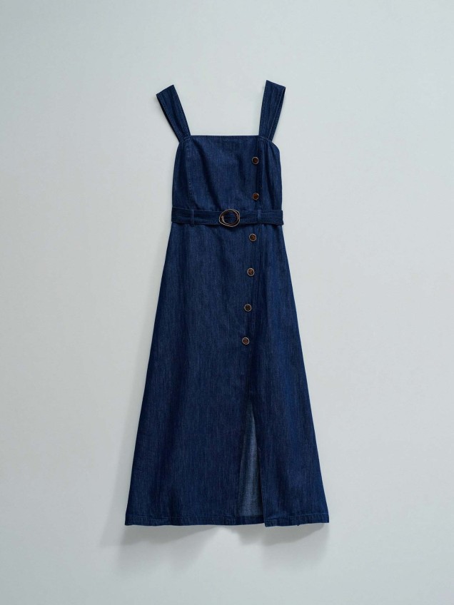 Vestido Midi em Lightdenim
