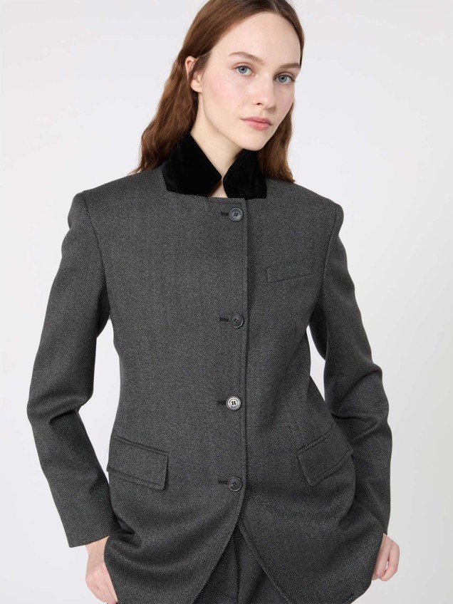 Blazer com Gola Subida WKIMARTORA