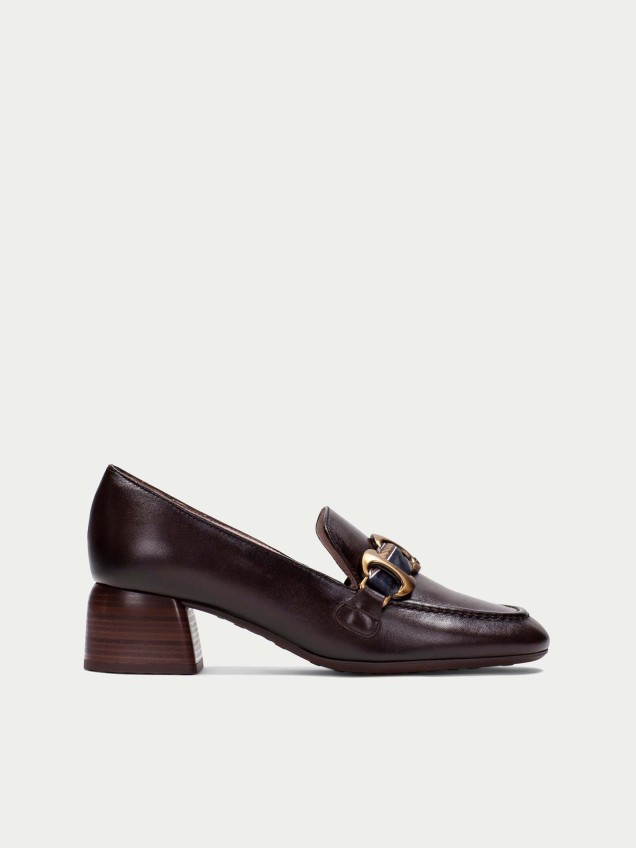 Sapatos Loafers em Pele