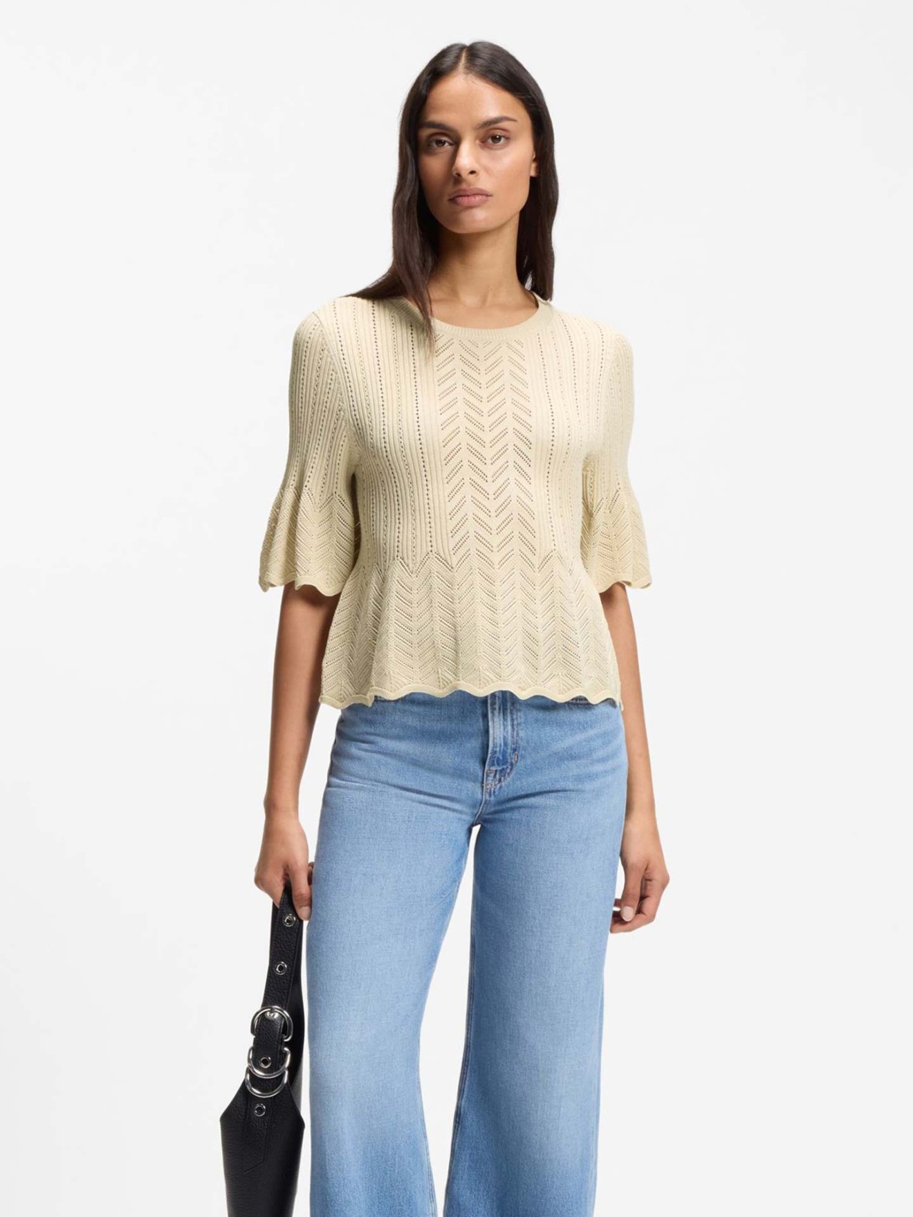 Camisola de Malha Aberta