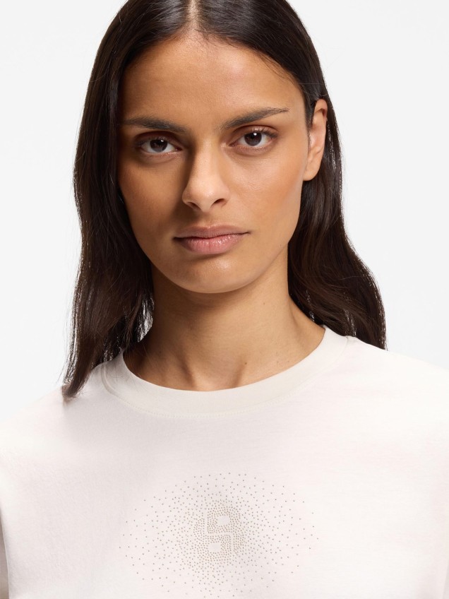 T-shirt com Gola Redonda
