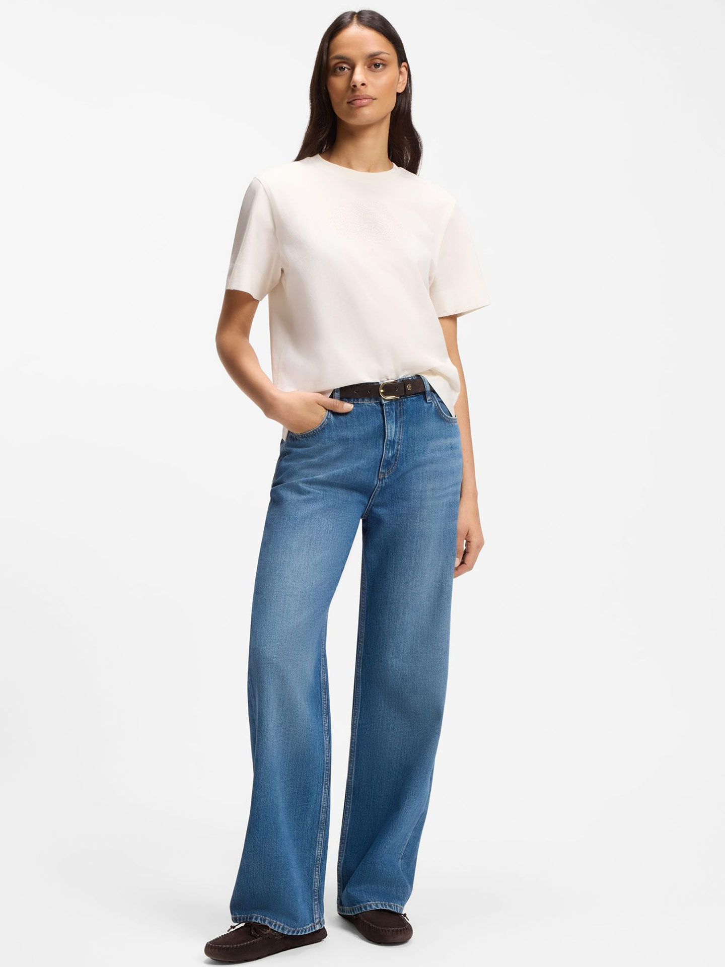 T-shirt com Gola Redonda