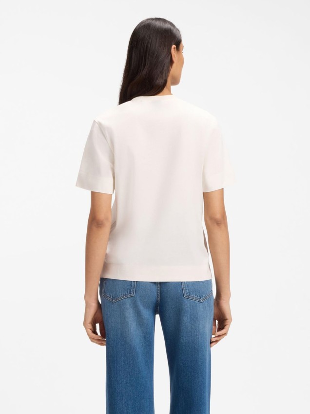 T-shirt com Gola Redonda