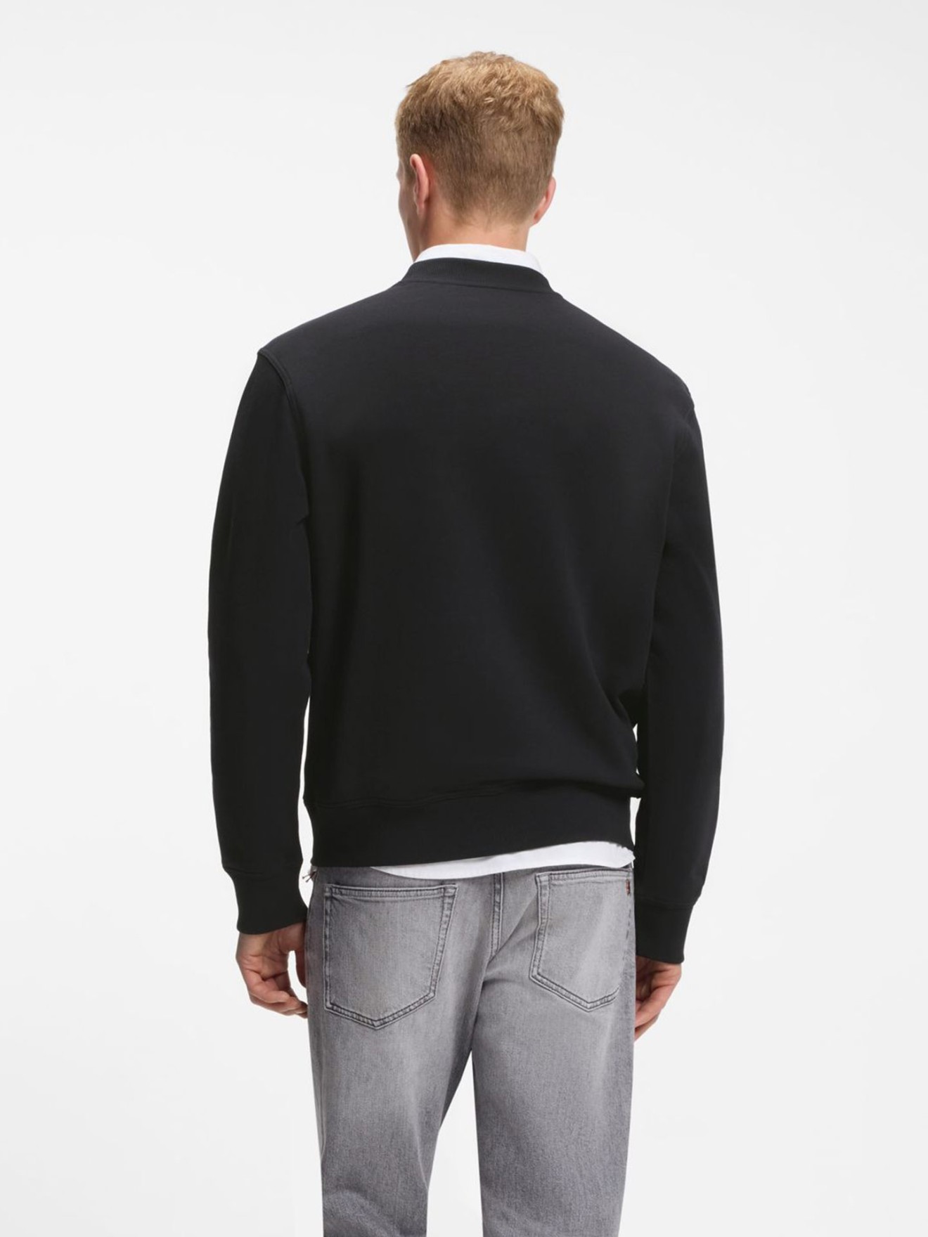 Sweatshirt com Log�tipo Bordado