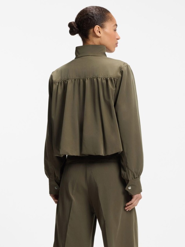 Blazer com Bainha de Balão