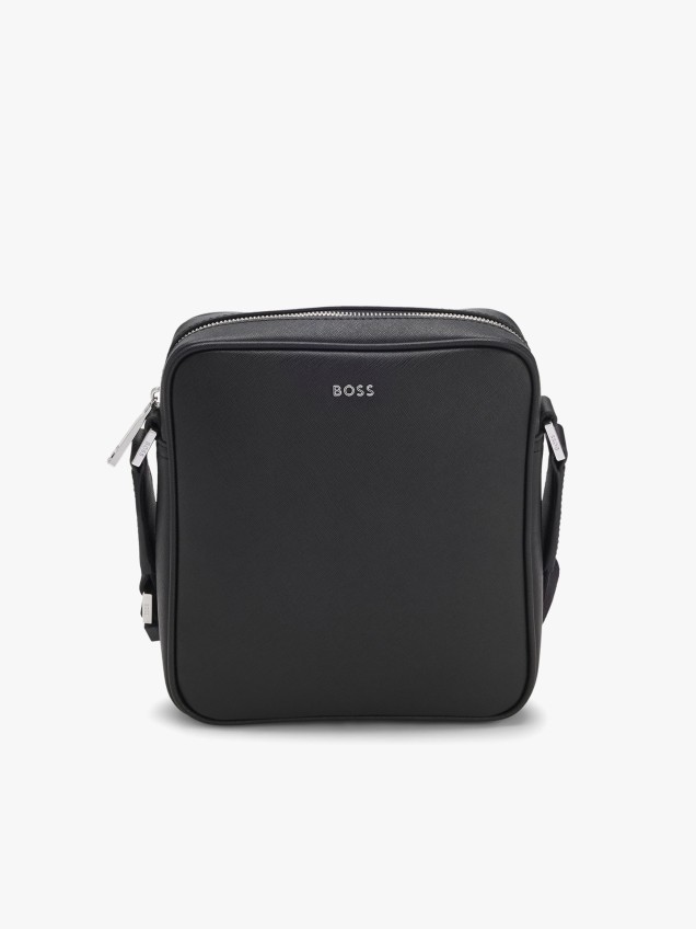 Bolsa de Repórter em Couro Regenerado