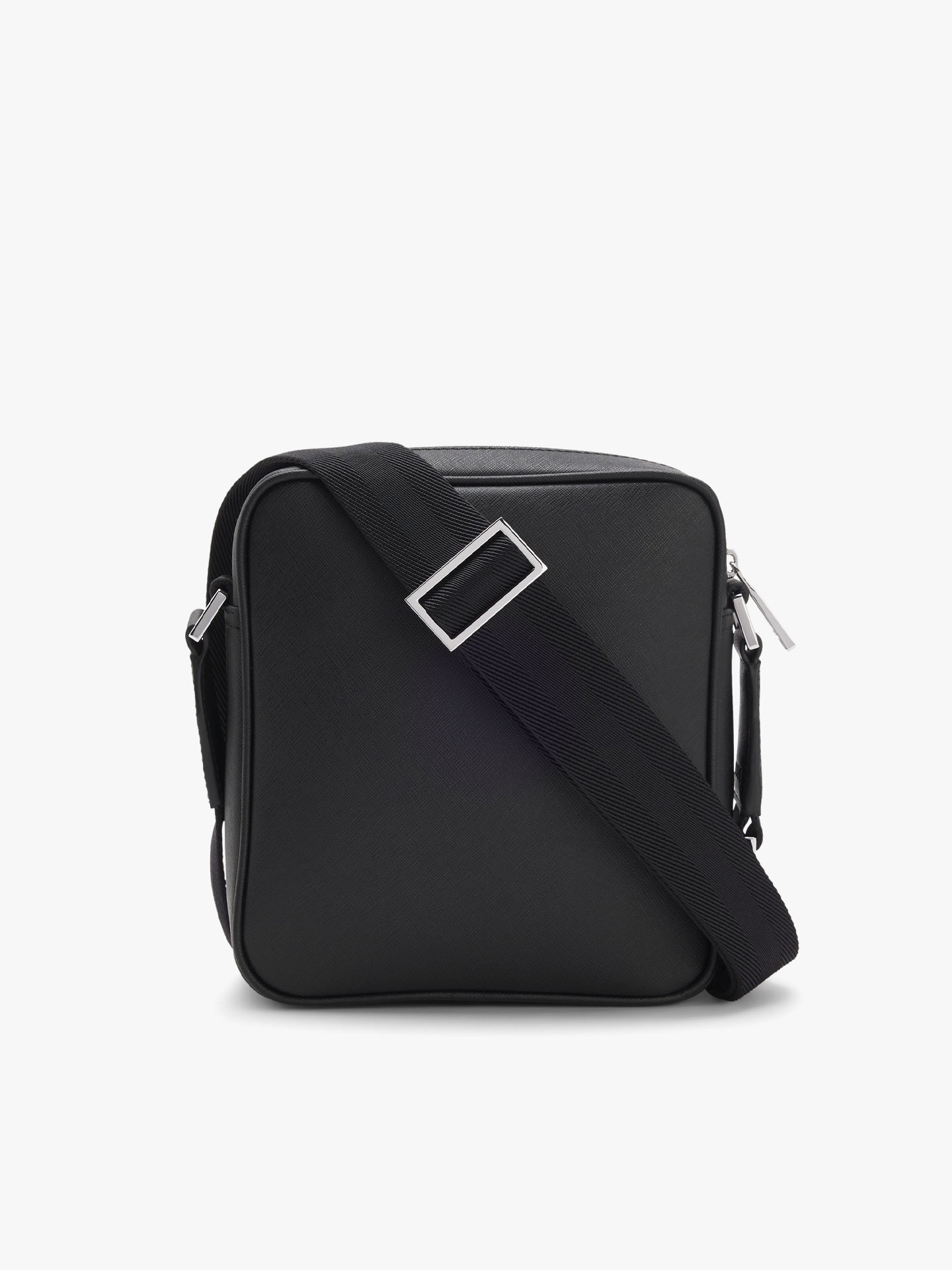 Bolsa de Repórter em Couro Regenerado
