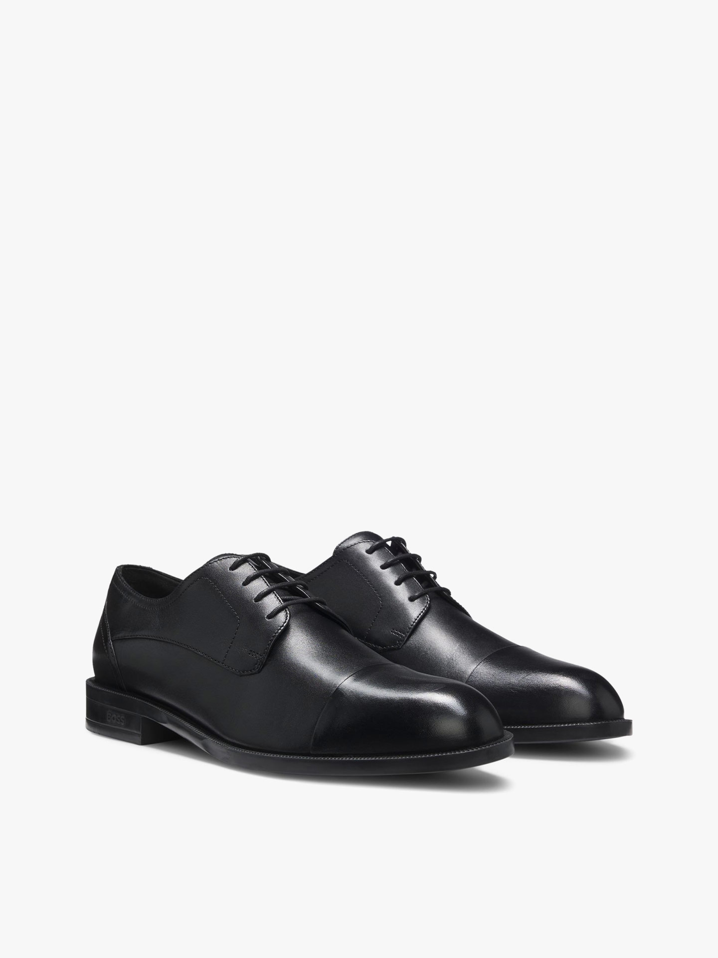 Sapatos Derby em Pele