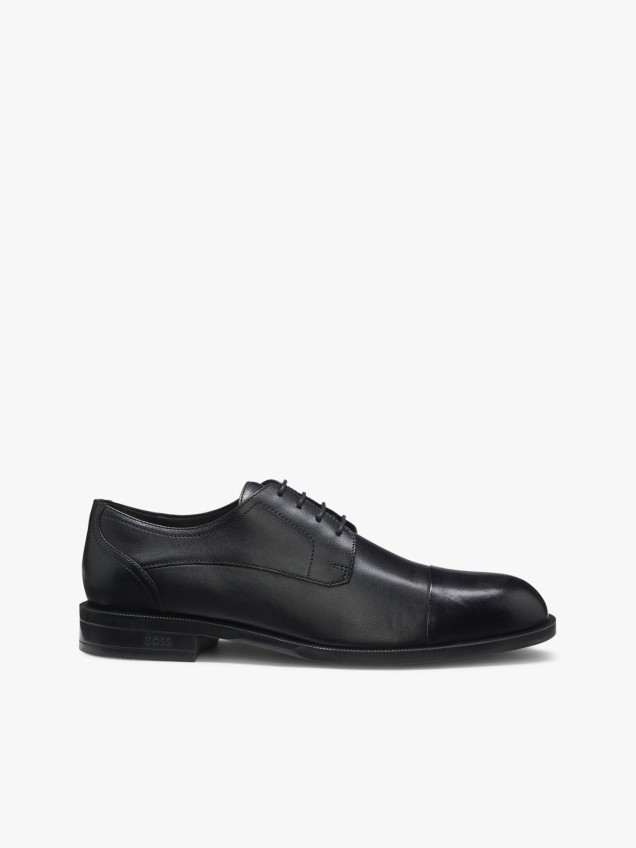 Sapatos Derby em Pele