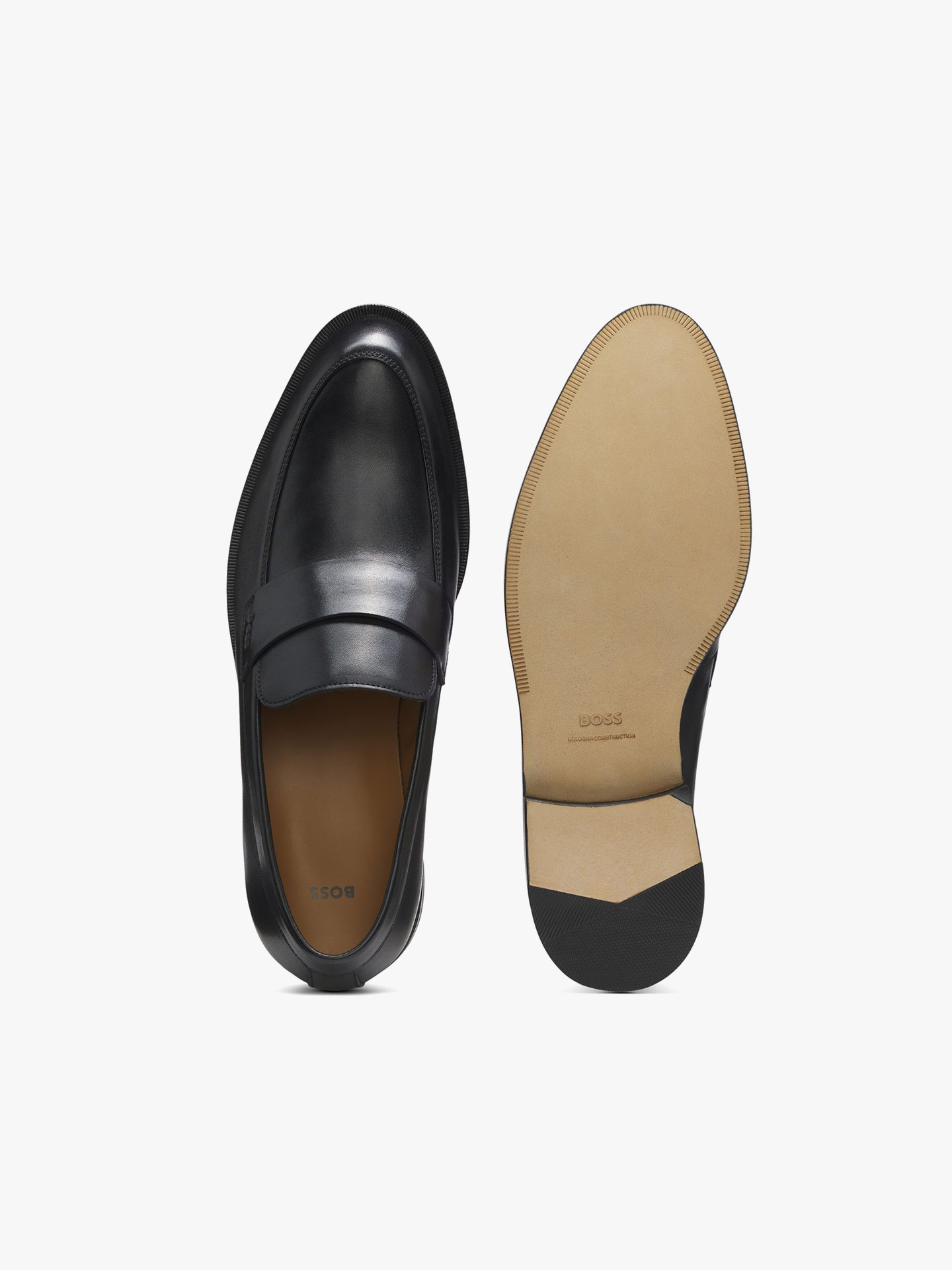 Loafers em Pele