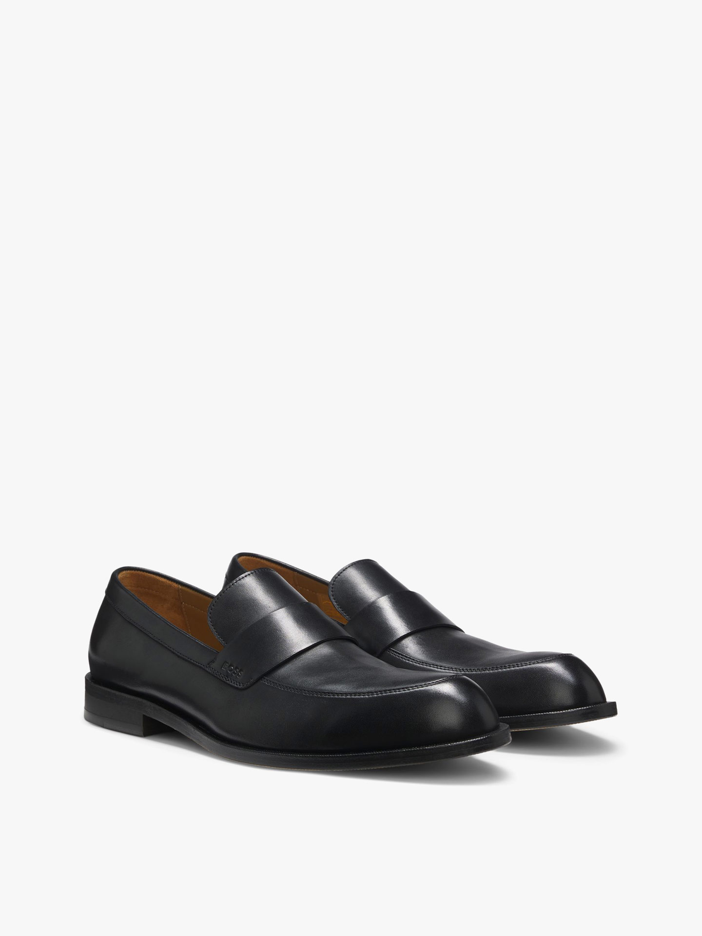 Loafers em Pele