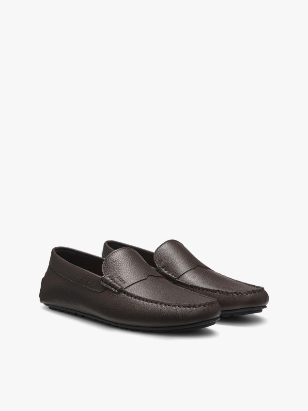 Loafers em Pele