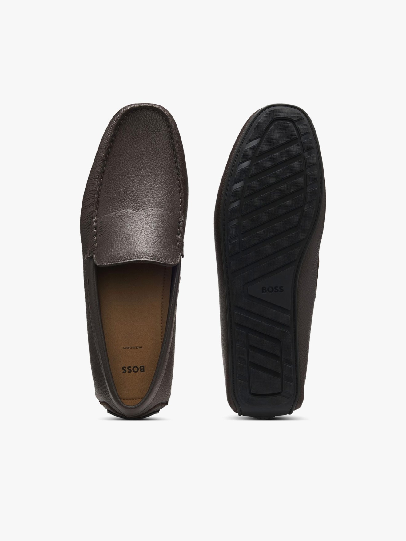 Loafers em Pele