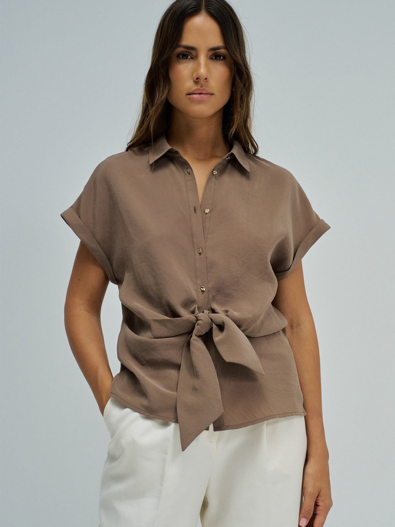 Camisa com La�o