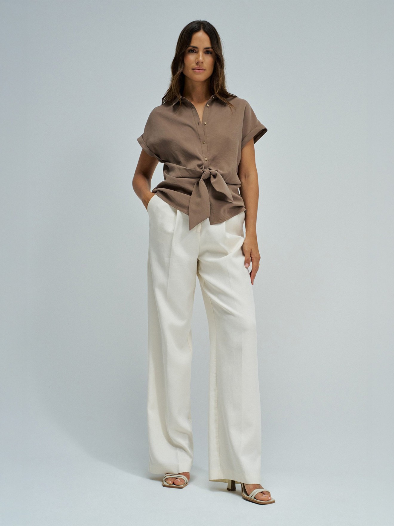Camisa com La�o
